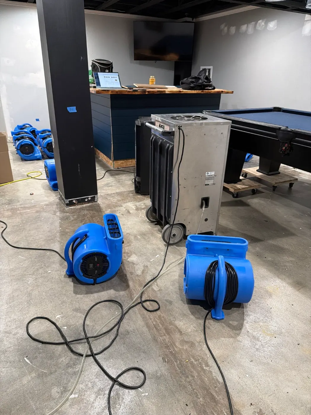 Documented commercial restoration in Oaklandon, IN